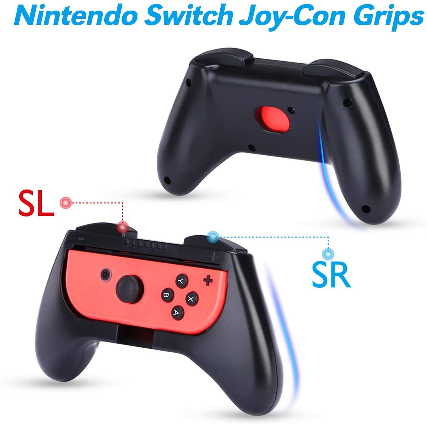 HEYSTOP Case Compatible with Nintendo Switch Carry Case Pouch Switch Cover Case 6 Joycon Grips - JOY2ESpree