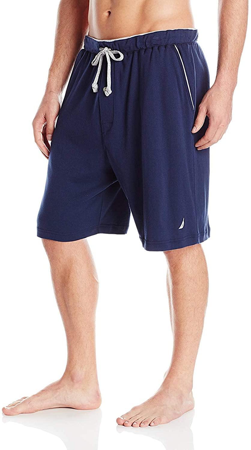 Nautica Men's Soft Knit Elastic Waistband Sleep Lounge Short - JOY2ESpree