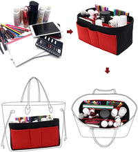 
                        
                          Muat gambar ke penampil Galeri, Felt Fabric Purse Tote Diaper Bag Organizer Insert Bag in Bag with Zipper Inner Pocket For Neverfull Speedy
                        
                      
