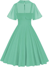 
                        
                          Load image into Gallery viewer, GownTown Women's 1950s Cloak Two-Piece Cocktail Dress
                        
                      