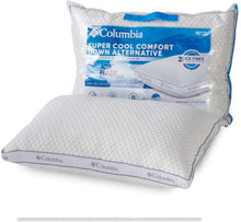 
                        
                          गैलरी व्यूवर में इमेज लोड करें, Columbia Comfort Ice Fiber Side Sleeper Down Alternative Bed Pillow - Instant Cooling 2 Sided Ice Fiber Cover
                        
                      