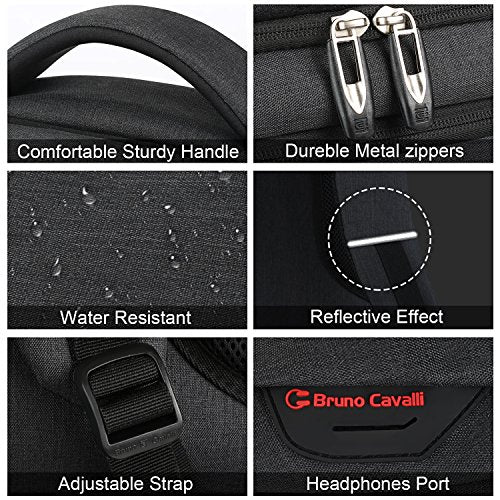 Laptop Backpack,Business Travel Anti Theft Slim Durable Laptops Backpack with USB Charging Port
