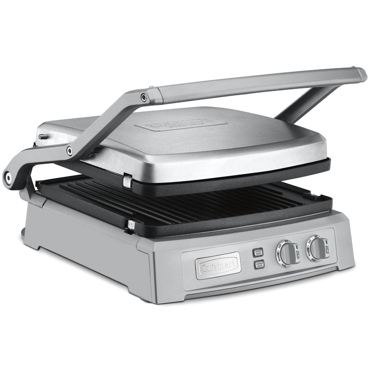 Cuisinart GR-150P1 GR-150 Griddler Deluxe, Brushed Stainless - JOY2ESpree