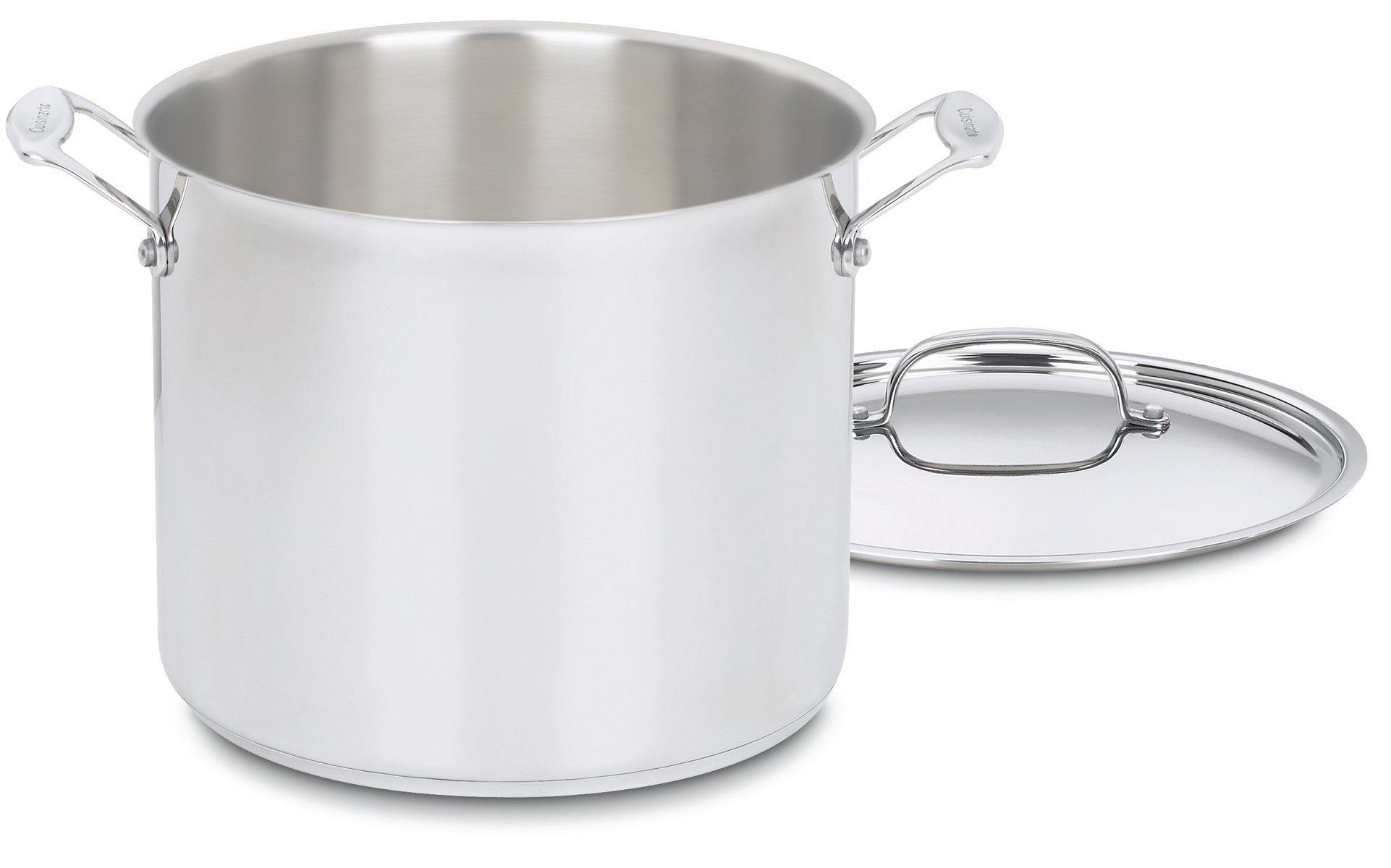 Cuisinart 766-26 Chef's Classic 12-Quart Stockpot with Cover, Brushed Stainless - JOY2ESpree