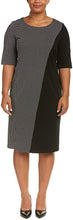 
                        
                          Cargar imagen en el visor de la galería, Marina Rinaldi Women's Olio Colorblock Dress, Black
                        
                      