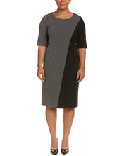 
                        
                          Cargar imagen en el visor de la galería, Marina Rinaldi Women's Olio Colorblock Dress, Black
                        
                      