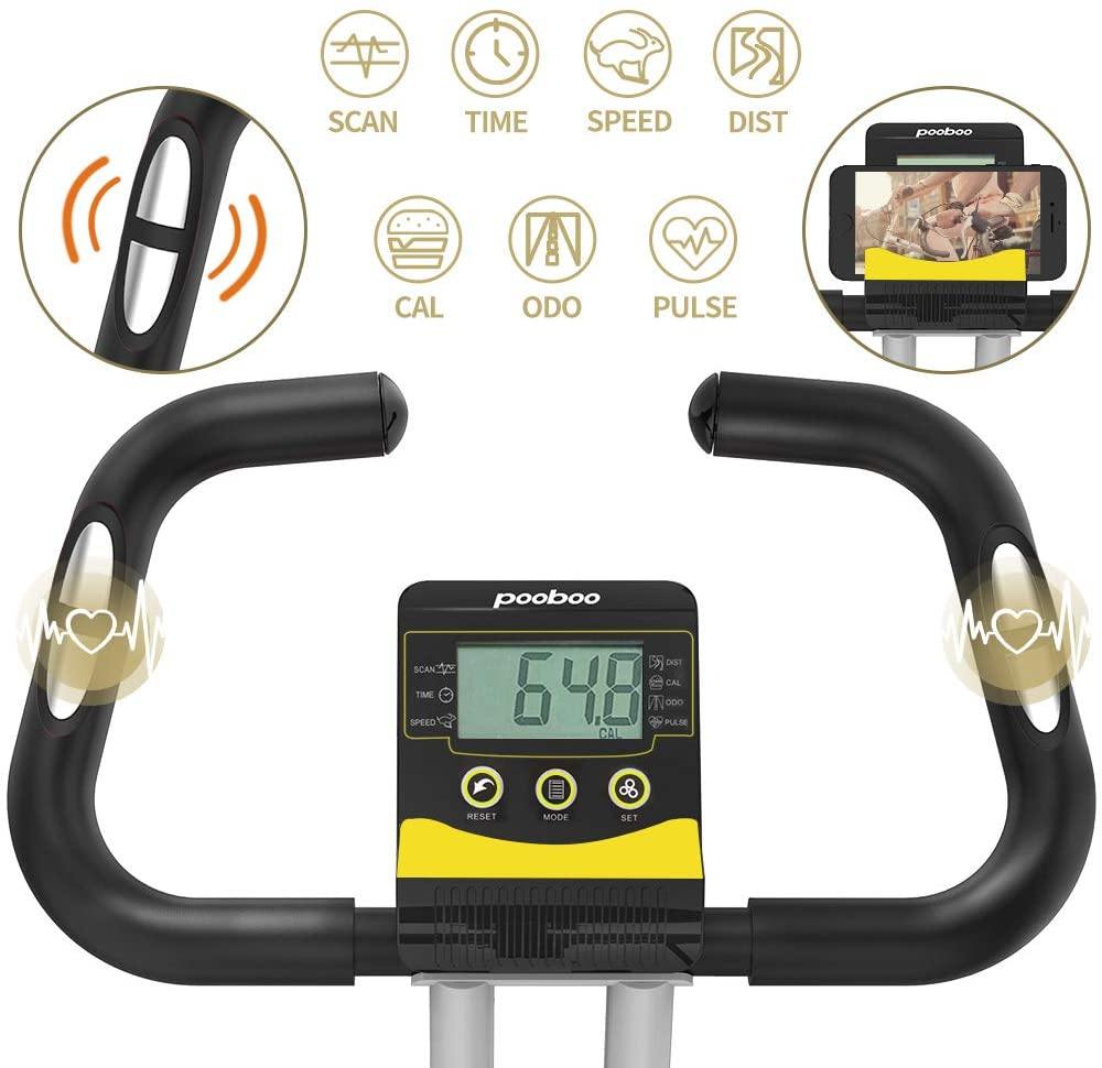 pooboo Folding Magnetic Exercise Bike - JOY2ESpree
