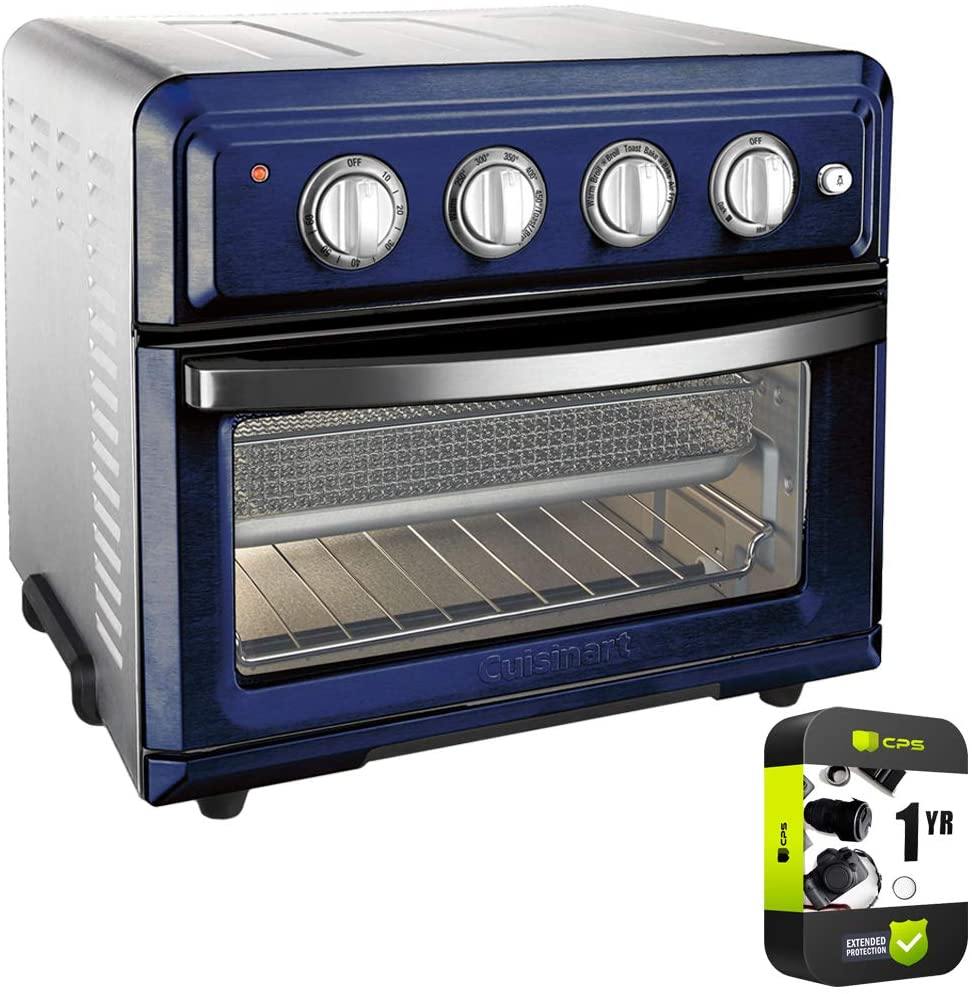 Cuisinart TOA-60 Convection Toaster Oven Air Fryer with Light, Silver w/ 1 Year Extended Warranty - JOY2ESpree