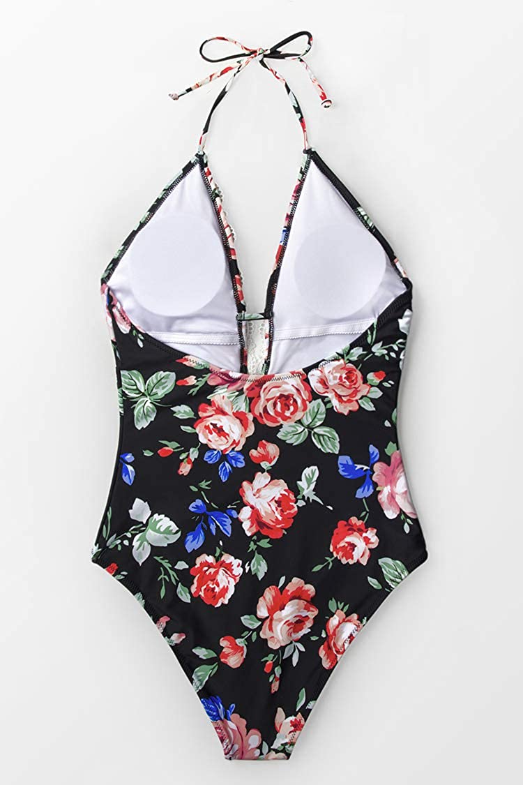 CUPSHE Fashion Women's Ladies Vintage Lace Bikini Sets Beach Swimwear Bathing Suit