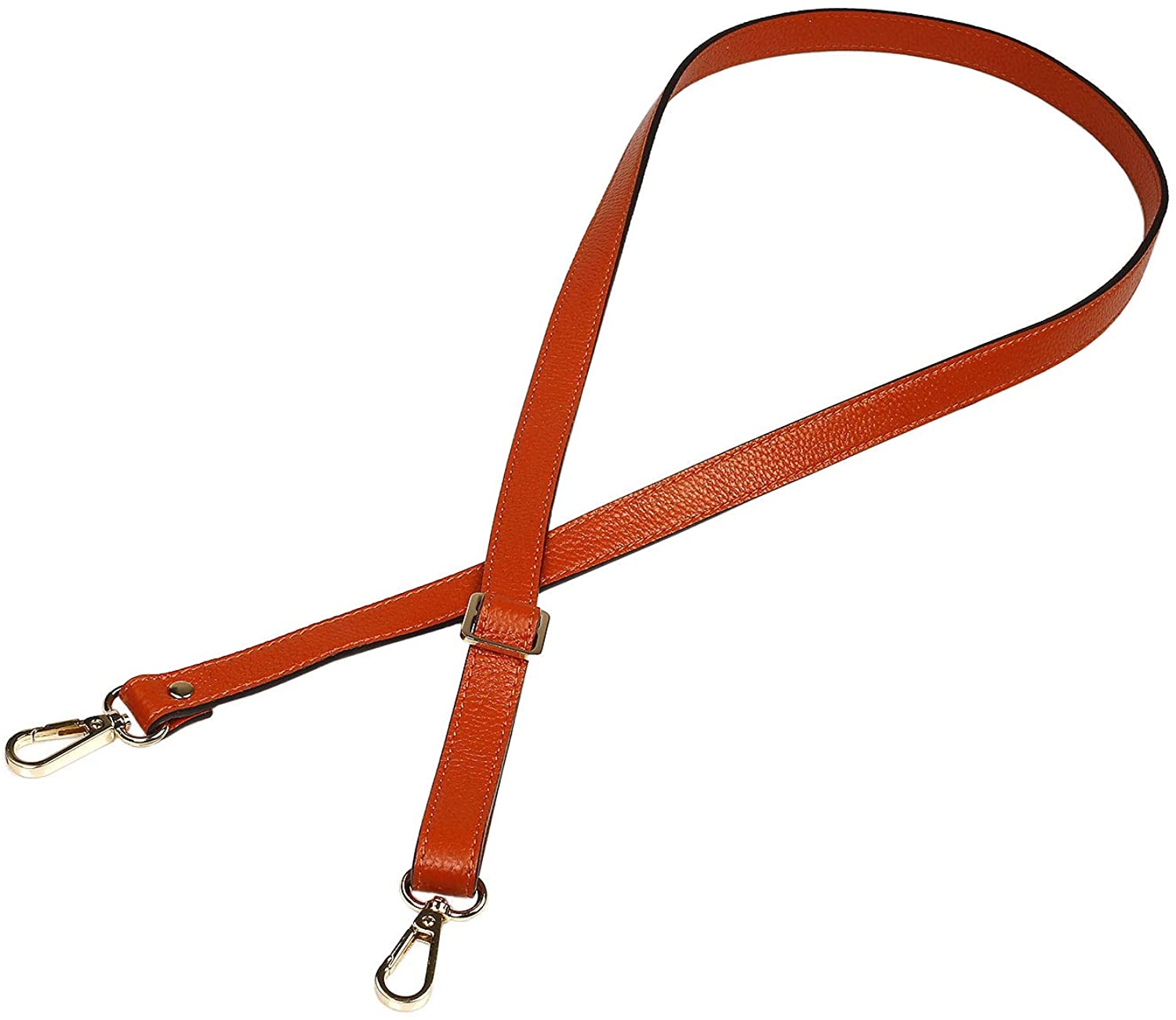 VanEnjoy Full Grain Leather Adjustable Replacement Strap for Crossbody Bag Purse, 26-51"Long 0.71"Wide