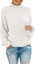 
                        
                          画像をギャラリービューアに読み込む, Saodimallsu Womens Turtleneck Oversized Sweaters Batwing Long Sleeve Pullover Loose Chunky Knit Jumper - JOY2ESpree
                        
                      