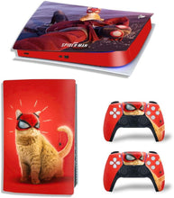 
                        
                          Load image into Gallery viewer, Mmoptop PS5 Skin for Playstation 5 Disc Version Console and Controller Vinyl Cover Skins Wrap - Black Pan-Ther - JOY2ESpree
                        
                      