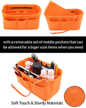 
                        
                          Muat gambar ke penampil Galeri, Felt Fabric Purse Tote Diaper Bag Organizer Insert Bag in Bag with Zipper Inner Pocket For Neverfull Speedy
                        
                      