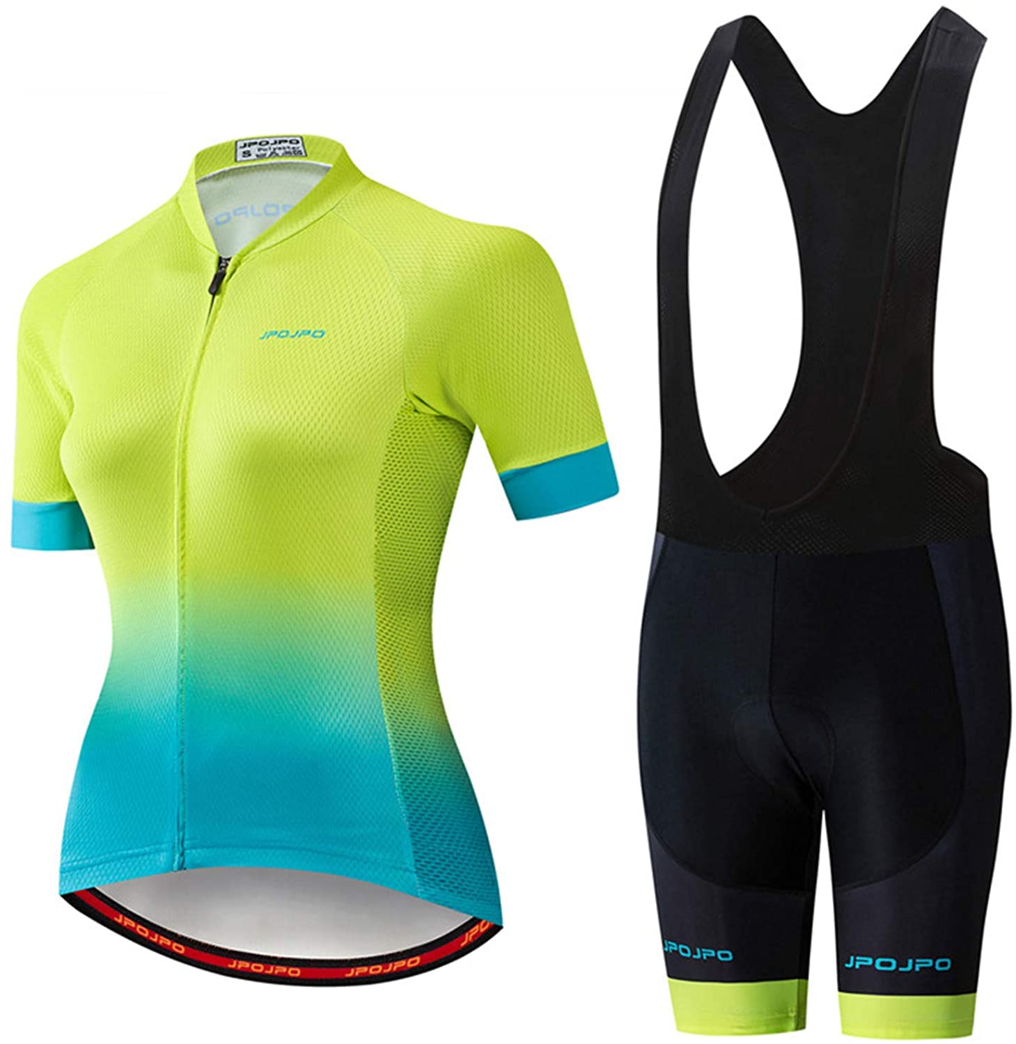 Women's Cycling Clothing Short Sleeve Bike Jersey Sets Bib Shorts Summer Cycling Sets Reflective