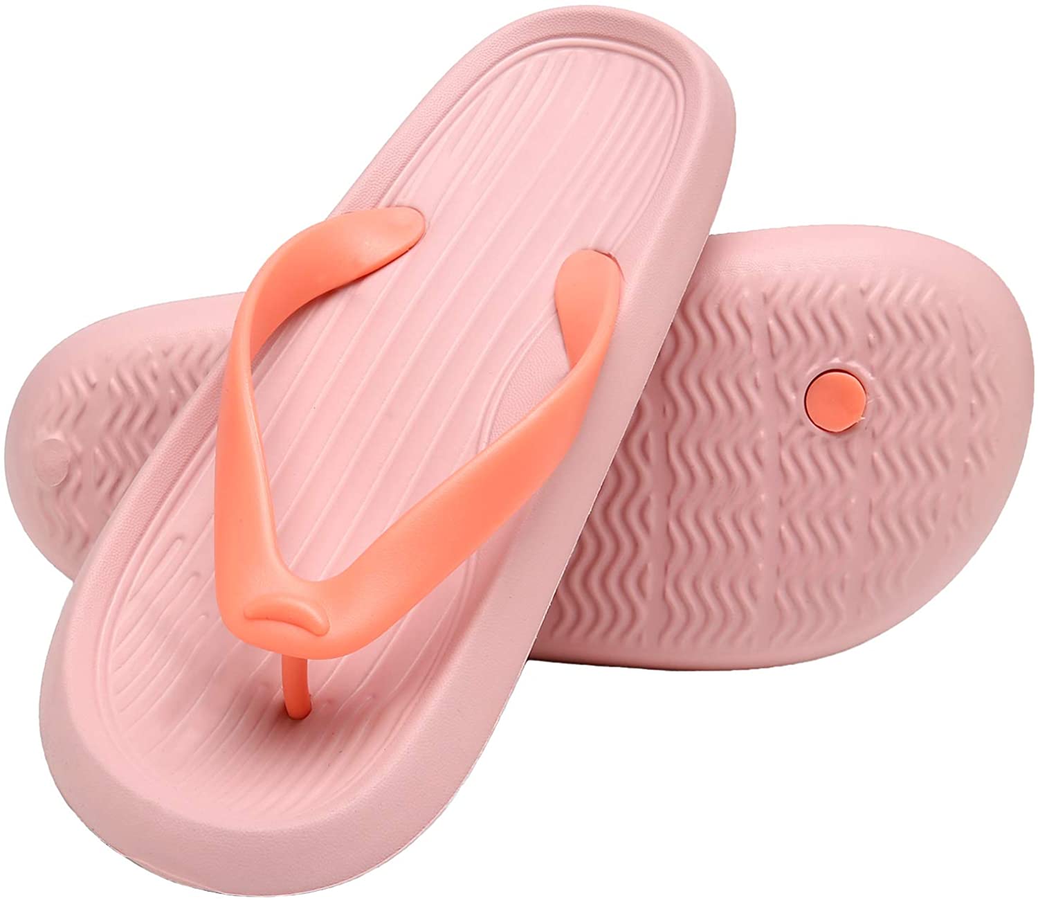 ChayChax Men’s Women’s Flip Flops Lightweight Thong Sandals Summer Beach Pool Shower Slippers