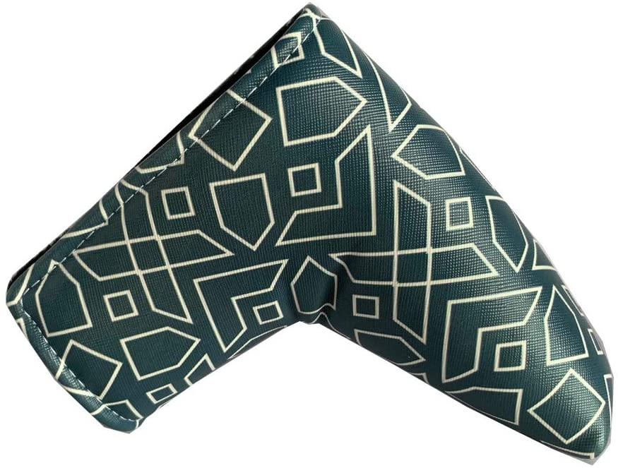Yopral Golf Blade Putter Cover Green Headcover for Golf Clubs - JOY2ESpree