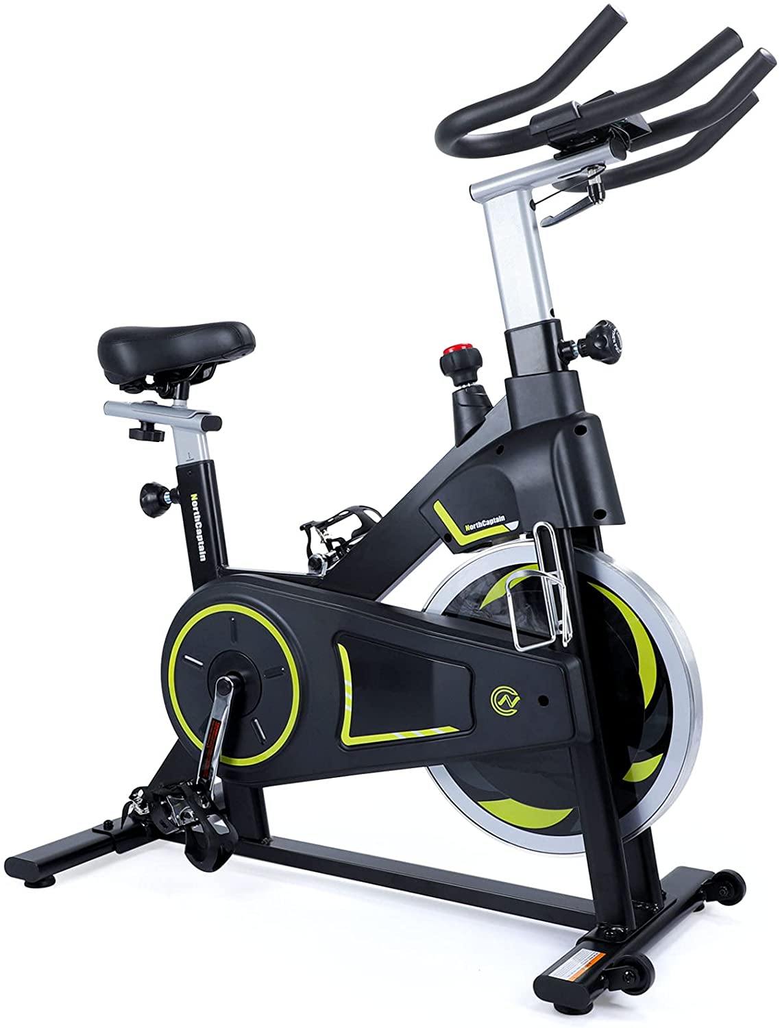 NORTHCAPTAIN Exercise Bikes Magnetic Resistance Indoor Cycling Stationary Bike with LCD Monitor - JOY2ESpree