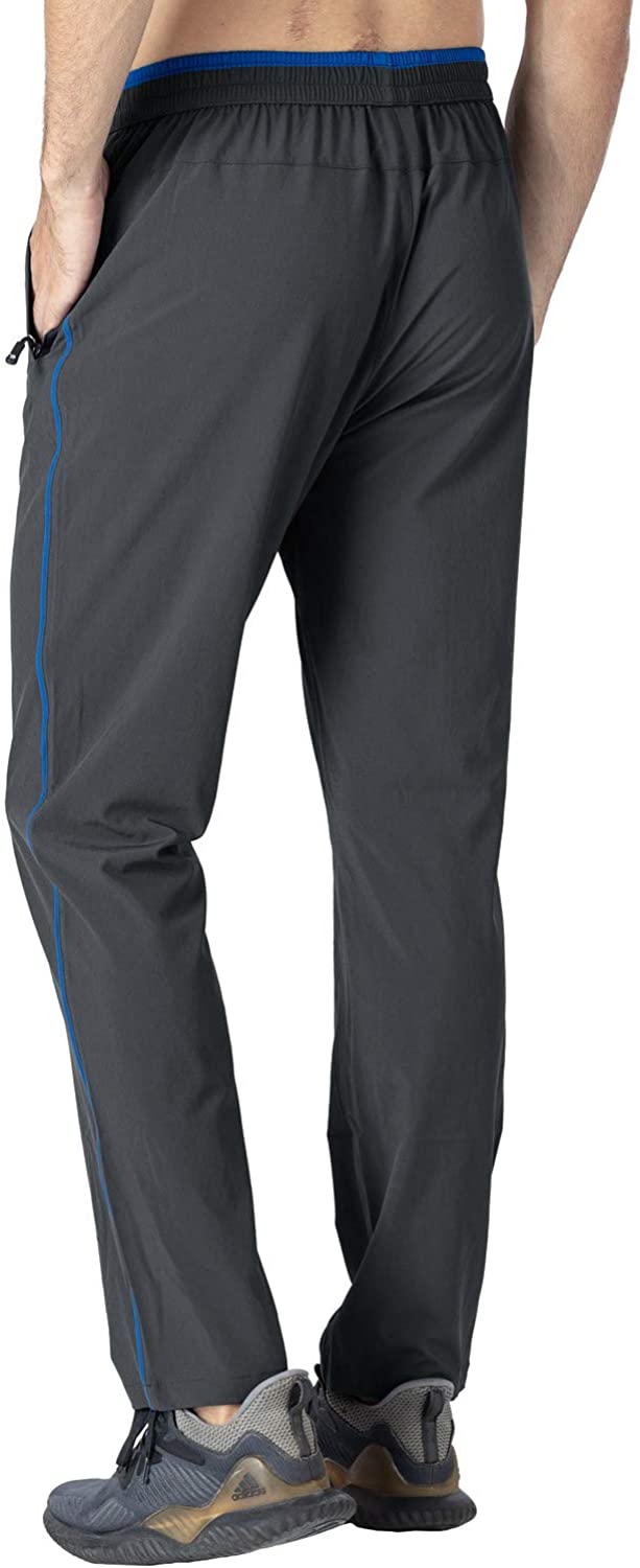 Rdruko Men's Jogger Casual Pants Lightweight Breathable Quick Dry Hiking Running Outdoor Sports Pants