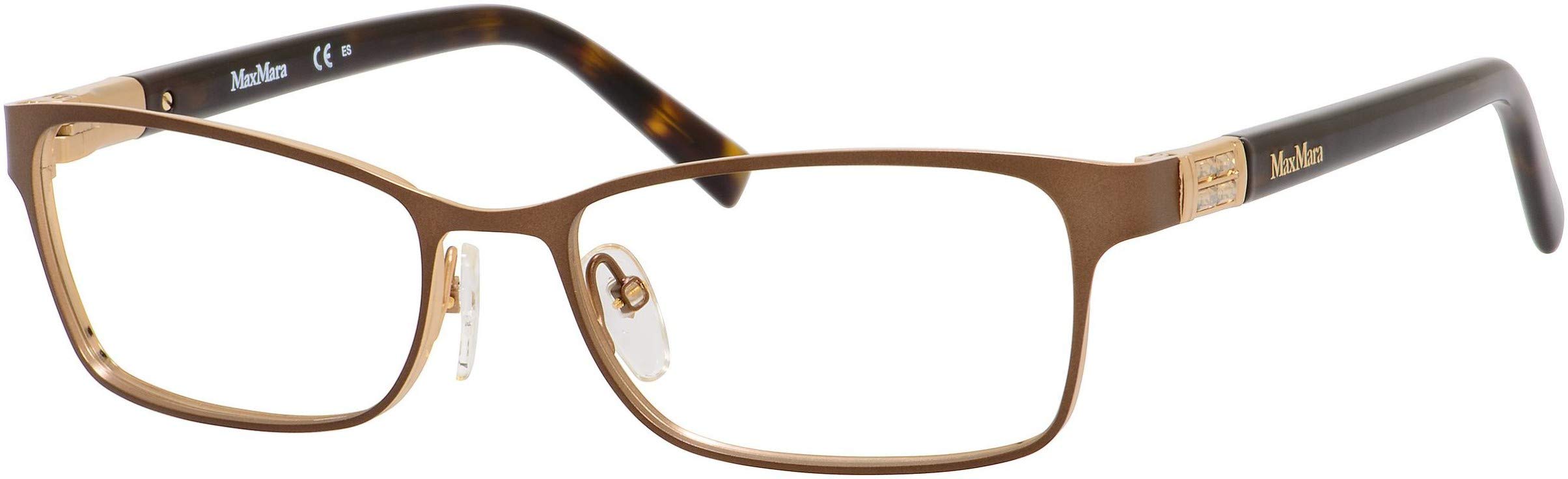 Max Mara Max Mara 1237 0D27 Brown Rose Gold Eyeglasses