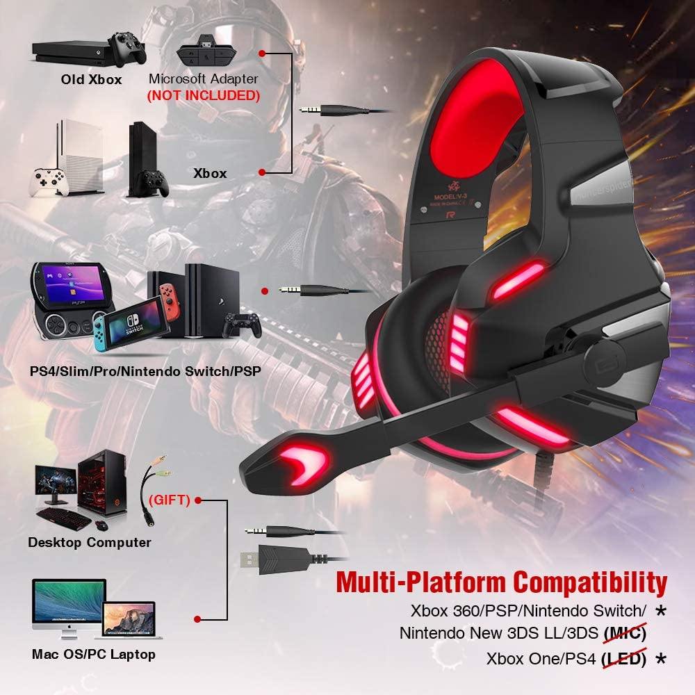 Micolindun Gaming Headset for Xbox One, PS4, PC - JOY2ESpree
