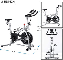 
                        
                          Muat gambar ke penampil Galeri, Exercise bike,Stationary Indoor Cycling Bike for Home Cardio Workout, Belt Drive Exercise Bicycle with LCD Monitor,Max Weight Capacity 330 LBS - JOY2ESpree
                        
                      