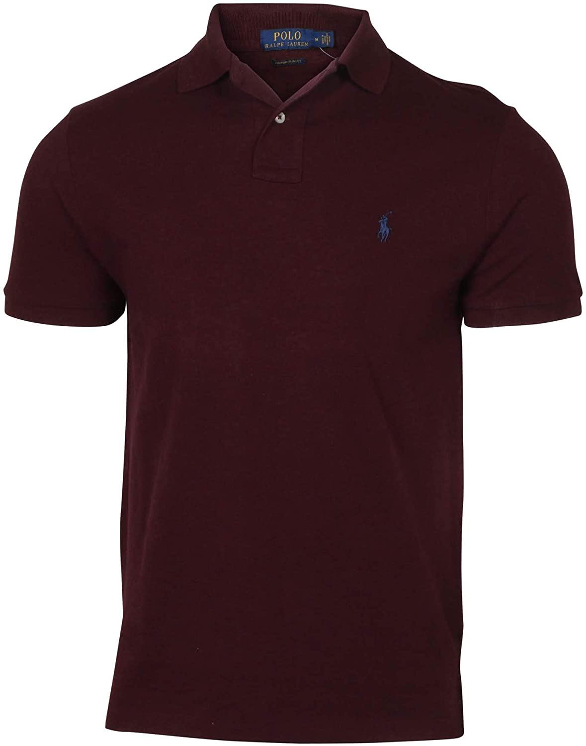 Polo RL Men's Custom Slim Fit Mesh Pony Shirt