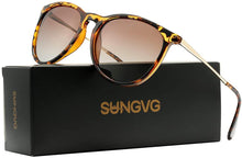 
                        
                          Muat gambar ke penampil Galeri, SUNGVG Polarized Sunglasses for Women Classic Round Retro Sun Glasses - JOY2ESpree
                        
                      