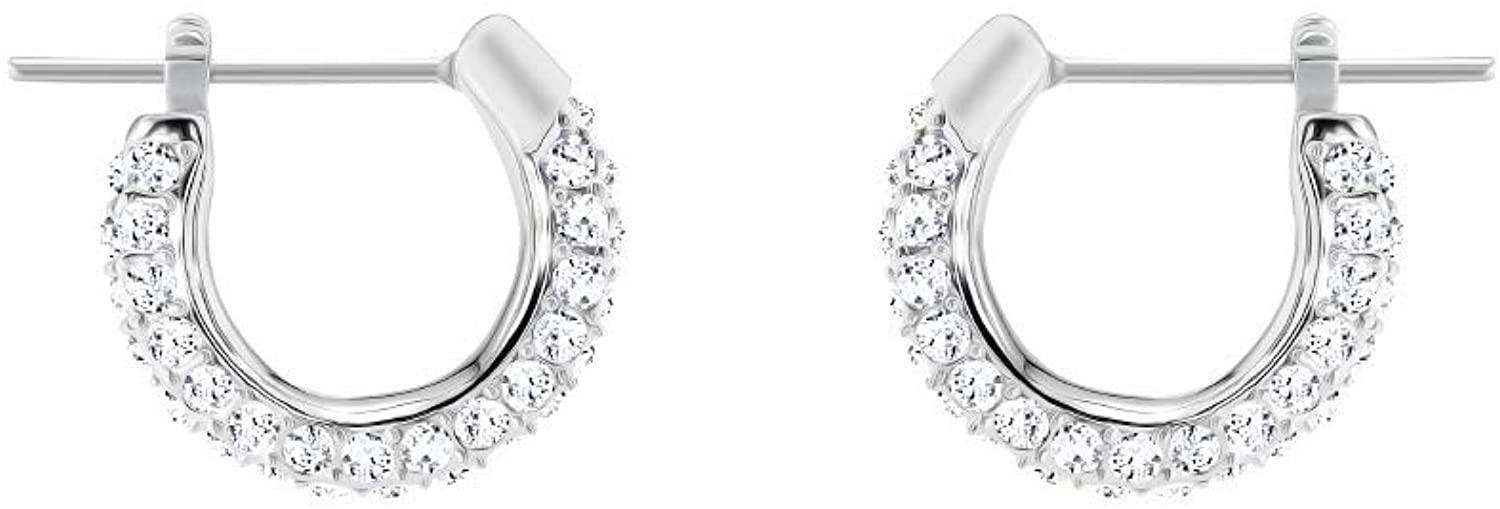 SWAROVSKI Women's Stone Pierced Hoop Crystal Earring Collection - JOY2ESpree