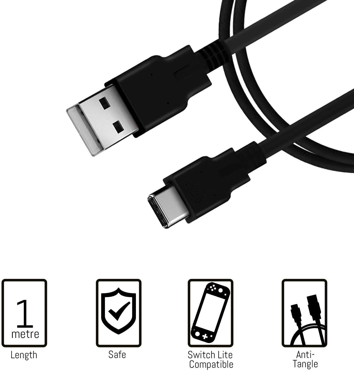 Orzly Accessories Bundle Compatible for use with Nintendo Switch Lite - JOY2ESpree