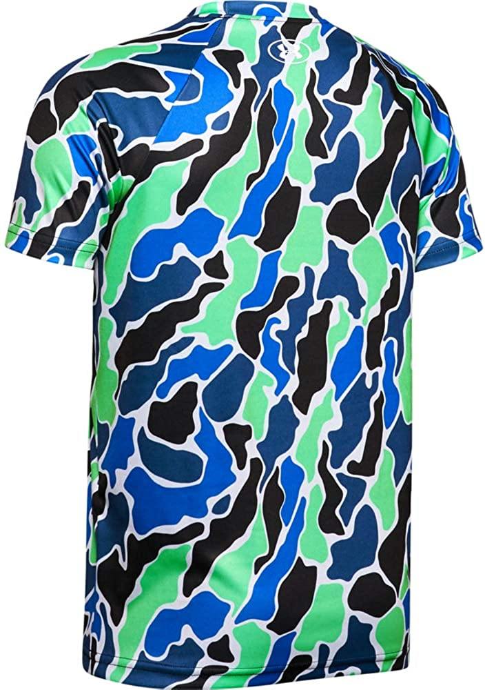 Under Armour Boys' Tech Big Logo Printed Short Sleeve Gym T-Shirt