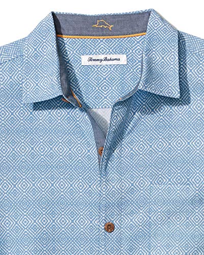 Tommy Bahama Men's Coconut Point GEO, Frozen Blue, XL