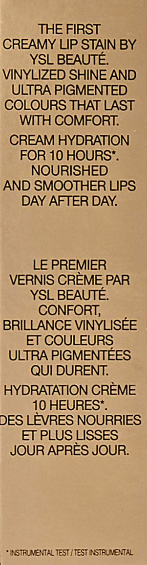 Yves Saint Laurent Vernis A Levres Vinyl Cream Lip Stain, 412 Rose Mix, 0.18 Ounce