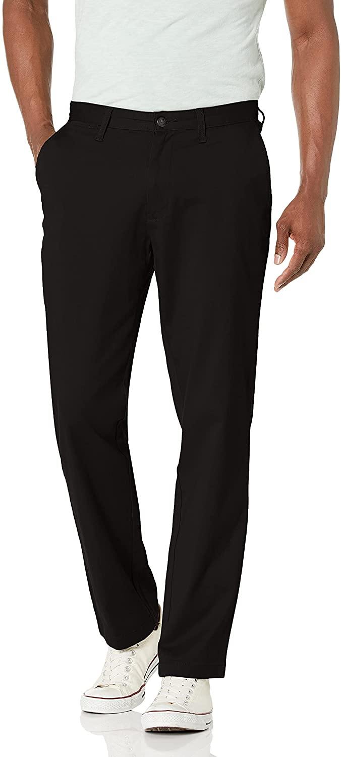 Nautica Men's Classic Fit Flat Front Stretch Solid Chino Deck Pant - JOY2ESpree