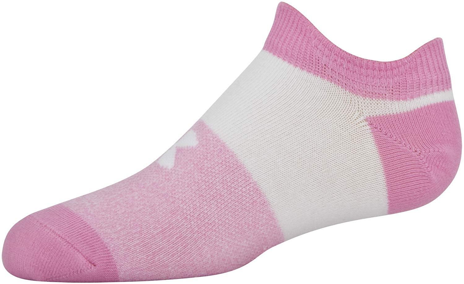 Under Armour Youth Essential 2.0 No Show Socks, 6-Pairs