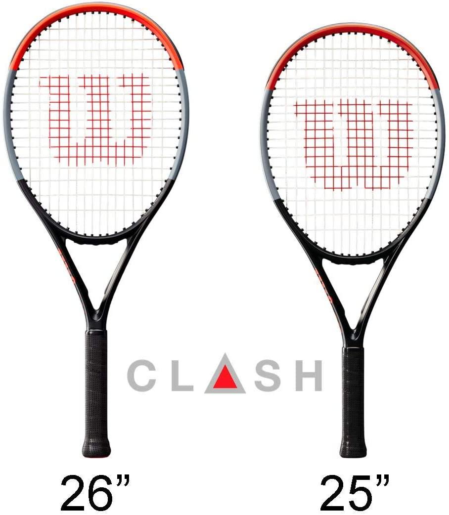 Wilson Clash Junior Tennis Racquet Strung with Synthetic Gut Power in Custom String Colors - JOY2ESpree