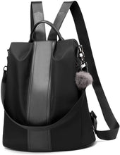 
                        
                          Load image into Gallery viewer, Women Backpack Purse Waterproof Nylon Anti-theft Rucksack Lightweight Shoulder Bag
                        
                      