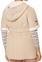 
                        
                          Load image into Gallery viewer, MARINA RINALDI Women's Nadia Short Sleeve Coat, Beige
                        
                      