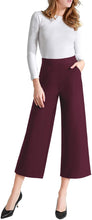 
                        
                          將圖片載入圖庫檢視器 Tsful High Waisted Wide Leg Pants for Women Summer Business Casual Crop Dress Pants Stretch Pull On Capris
                        
                      