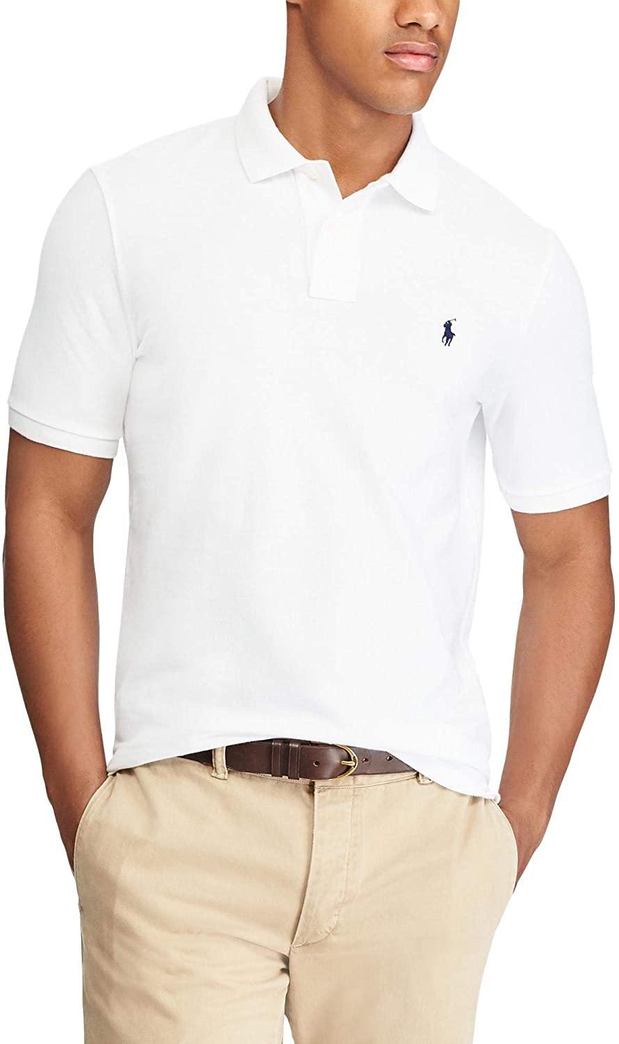 Polo RL Men's Custom Slim Fit Mesh Pony Shirt