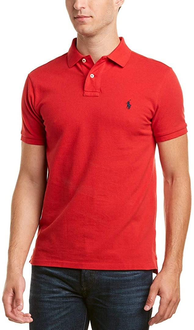 Polo RL Men's Custom Slim Fit Mesh Pony Shirt