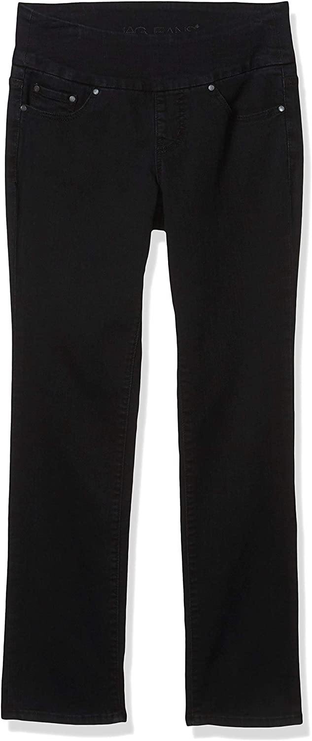 Jag Jeans Women's Petite Peri Pull On Straight Leg Jean