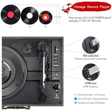 
                        
                          將圖片載入圖庫檢視器 Vinyl Record Player with Speakers Wireless Turntables - JOY2ESpree
                        
                      