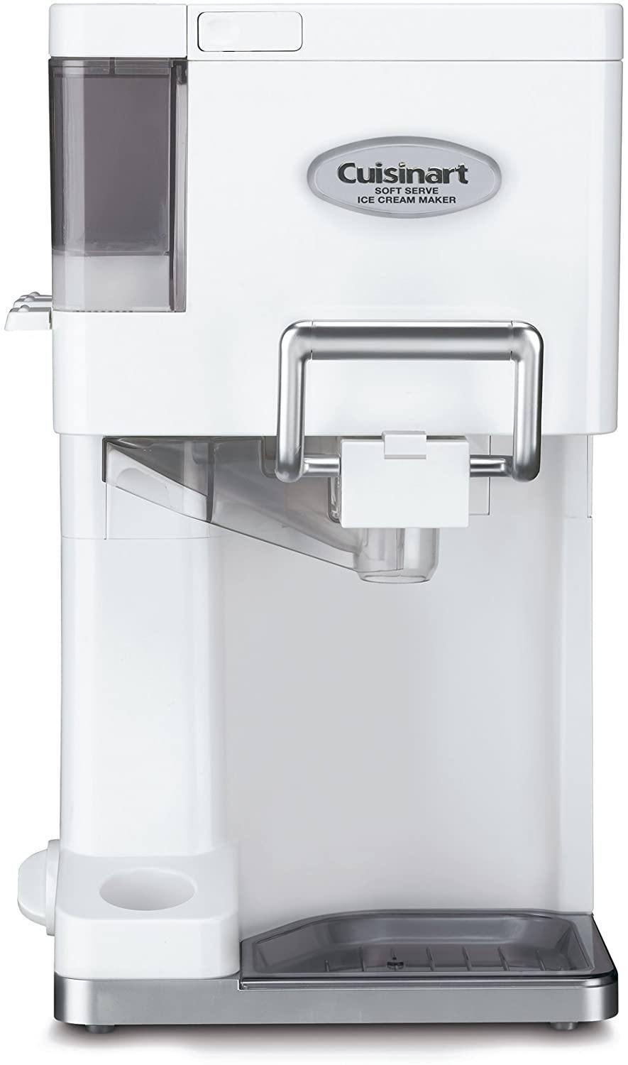 Cuisinart ICE-45P1 Mix Serve 1.5-Quart Soft Service Ice Cream Maker, White - JOY2ESpree