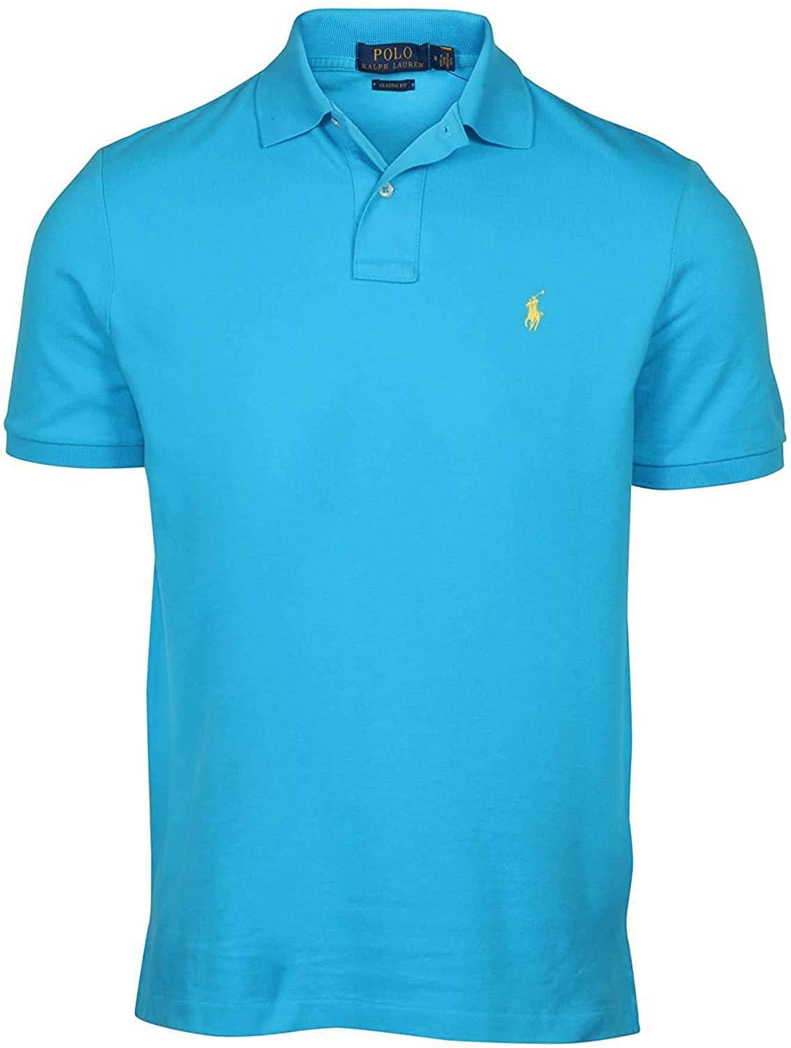 Polo RL Men's Custom Slim Fit Mesh Pony Shirt
