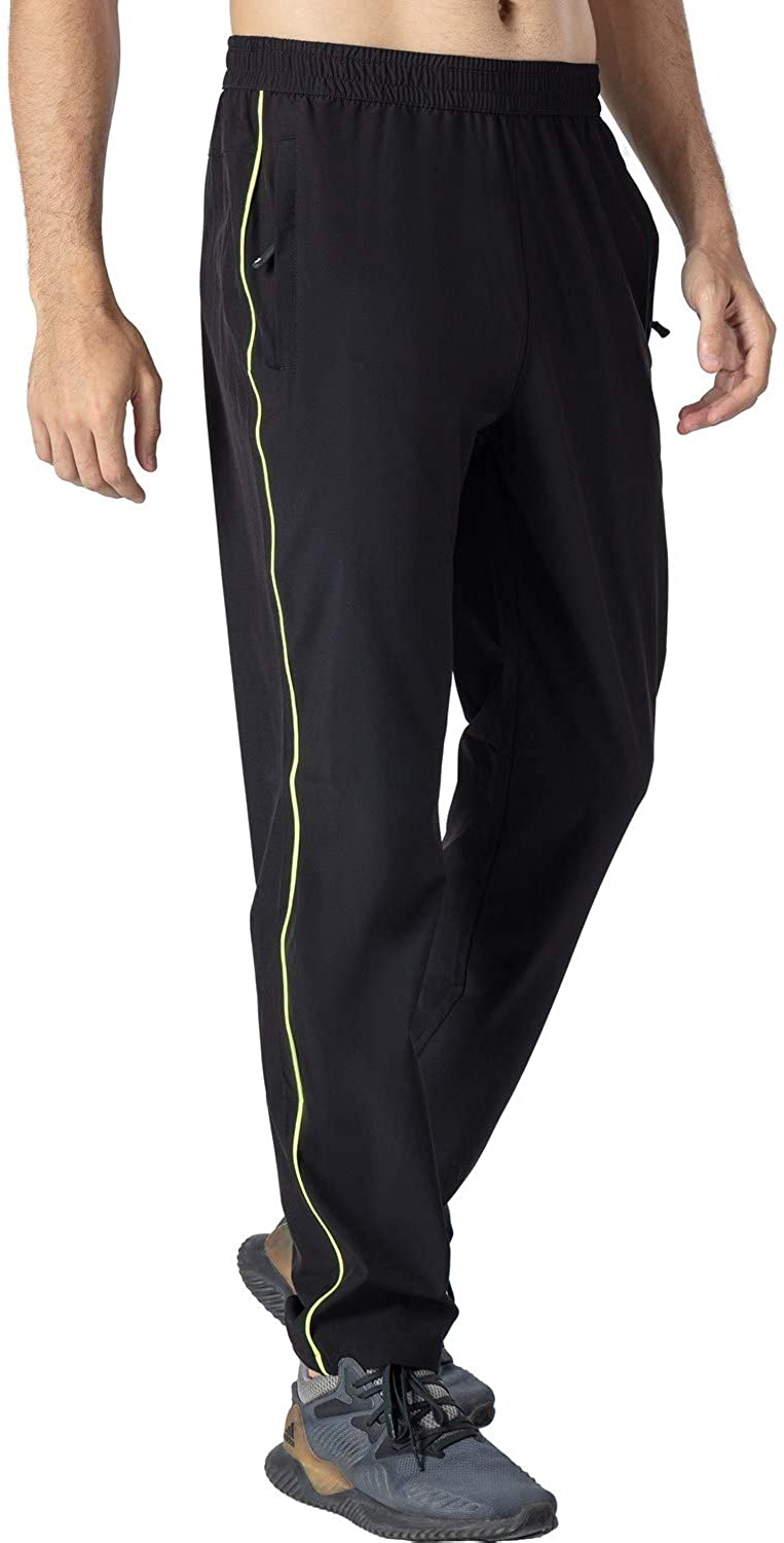 Rdruko Men's Jogger Casual Pants Lightweight Breathable Quick Dry Hiking Running Outdoor Sports Pants