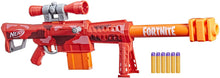 
                        
                          Cargar imagen en el visor de la galería, NERF Fortnite Heavy SR Blaster, Longest Fortnite Blaster Ever, Removable Scope, Bolt Action, 6 Official Mega Darts, 6-Dart Clip
                        
                      