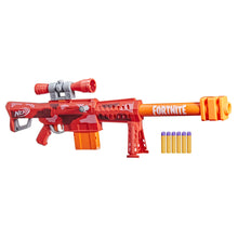 
                        
                          Cargar imagen en el visor de la galería, NERF Fortnite Heavy SR Blaster, Longest Fortnite Blaster Ever, Removable Scope, Bolt Action, 6 Official Mega Darts, 6-Dart Clip
                        
                      