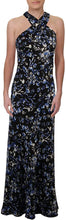 
                        
                          Load image into Gallery viewer, LAUREN RALPH LAUREN Womens Marylynn Metallic Floral Print Evening Dress
                        
                      