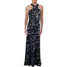 
                        
                          Load image into Gallery viewer, LAUREN RALPH LAUREN Womens Marylynn Metallic Floral Print Evening Dress
                        
                      