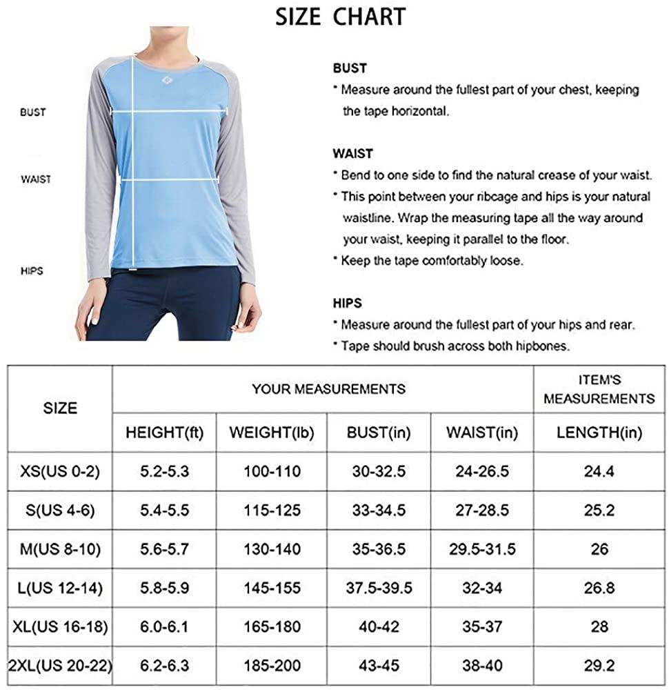 Women's UPF 50+ Sun Protection Hiking Shirts Long Sleeve Quick Dry Rashguard Athletic Running Fishing Shirts - JOY2ESpree